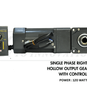 Single Phase Right Angle Hollow Output Gear Motor with Controller